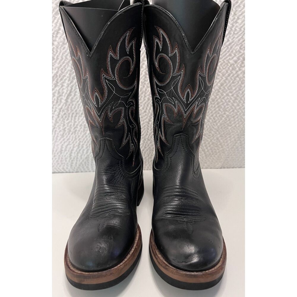 Vintage Durango Women's RD3000 Black Leather Boots. Size 8.5M